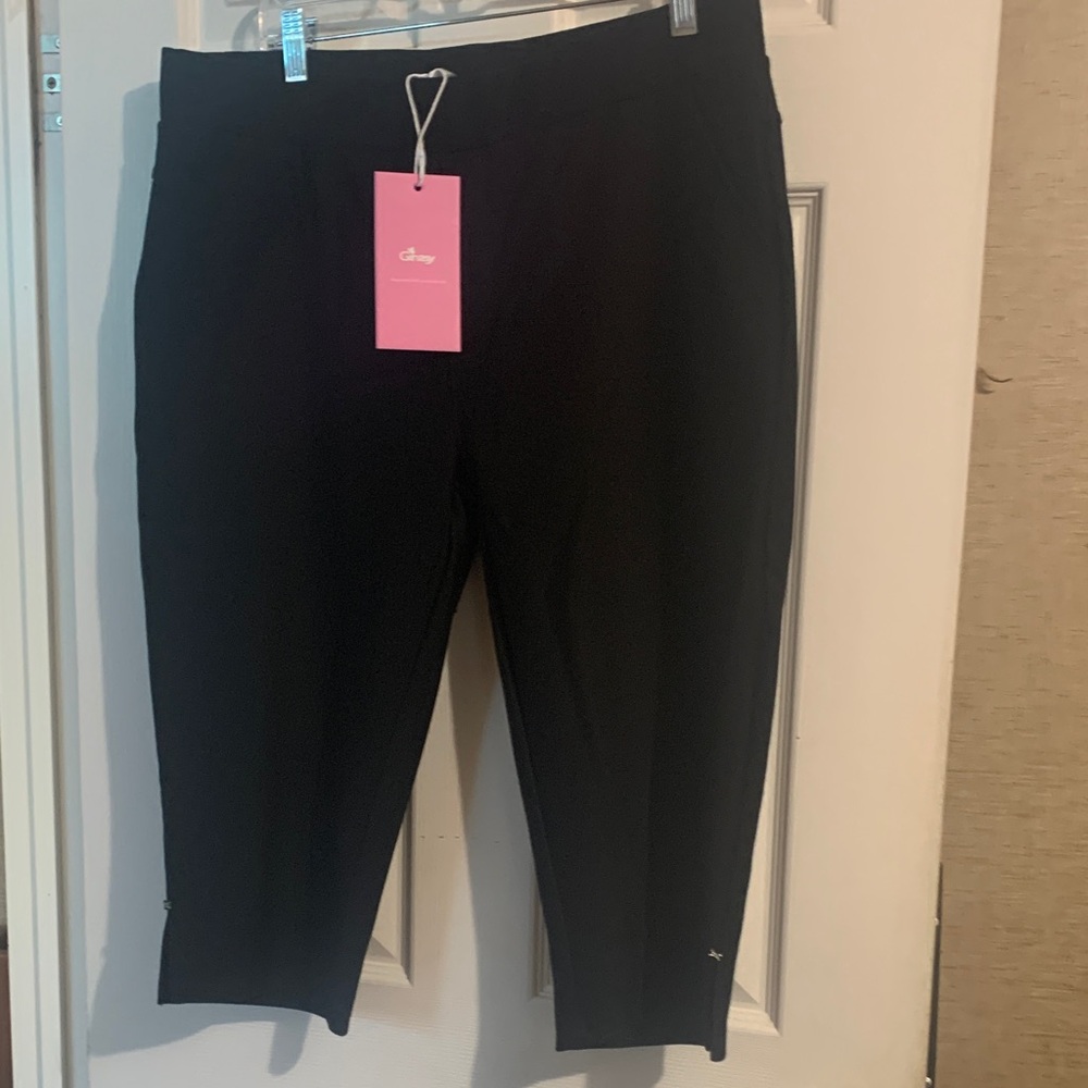 Ginasy Black Capri Pants